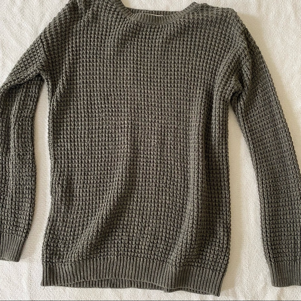 Plain Gray Oversized Sweater